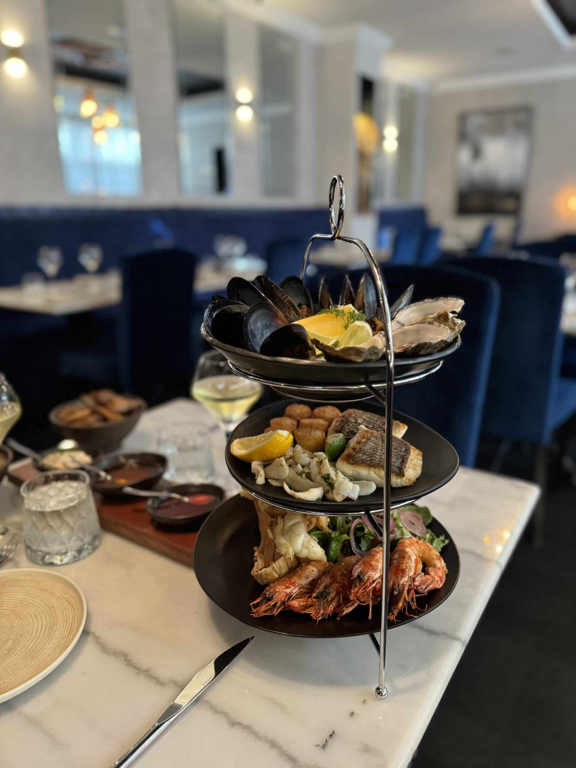 Seafood Platter at Arrana Restaurant Springwood